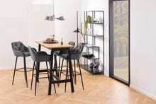 Load image into Gallery viewer, Seaford Large Bookcase Shelving Storage Unit In Black 114x35x185 cm