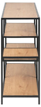 Load image into Gallery viewer, Seaford Stylish Bookcase Shelf Unit In Oak 114x35x78 cm