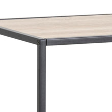 Load image into Gallery viewer, Seaford Stylish Bookcase Shelf Unit In White Oak 114x35x78 cm