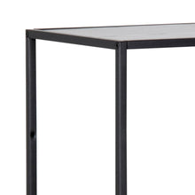 Load image into Gallery viewer, Seaford Bookcase Shelving Storage Unit With 3 Shelves In Black 77x35x114 cm