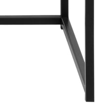 Load image into Gallery viewer, Seaford Cross Rectangular Office Desk Sonoma Oak Top With Solid Metal Base 100x45cm