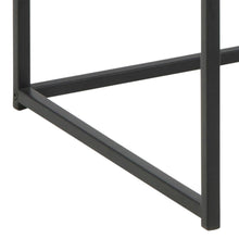 Load image into Gallery viewer, Seaford Cross Rectangular Office Desk Wild Oak Top And Solid Metal Base 100x45cm