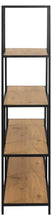 Load image into Gallery viewer, Seaford Steps Bookcase Shelving Storage Unit In Oak 135x35x150 cm