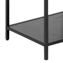 Load image into Gallery viewer, Seaford Tall Bookcase Shelving Unit With 5 Shelves In Black 77x35x185 cm