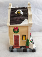 Load image into Gallery viewer, Light Up Patty's Shop Christmas Village Scene Traditional Winter Large Miniature 19x18cm