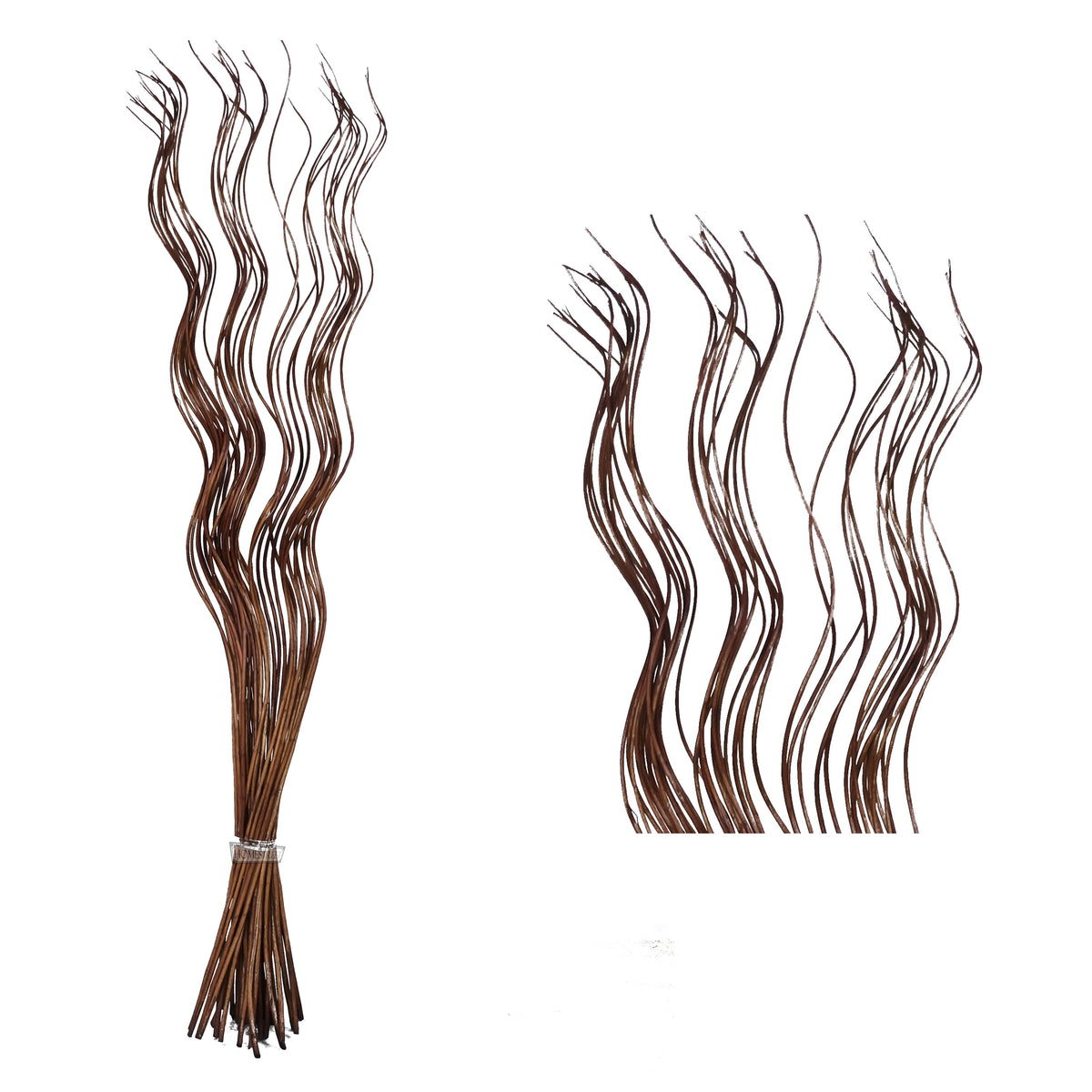 Tall Spiral Willow Twigs Bunch For Floor Standing Vases Home Decor 120cm 40 Twigs