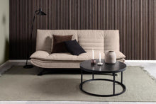 Load image into Gallery viewer, Spiro Round Coffee Table In Black With Metal Base Spacious 80cm
