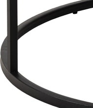 Load image into Gallery viewer, Spiro Round Coffee Table In White With Metal Base Spacious 80cm