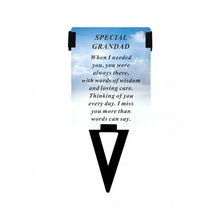 Load image into Gallery viewer, Grandad Laminated Memorial Funeral Grave Card With Special Message