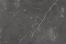 Load image into Gallery viewer, Strington Stylish Black Marble Look Side Table With Metal Bar Base 40x40cm