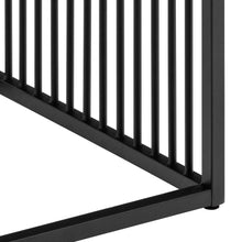 Load image into Gallery viewer, Strington Stylish Oak Melamine Side Table With Metal Bar Base 40x40cm