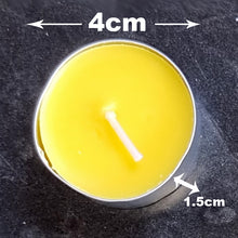 Load image into Gallery viewer, Citronella Tea Light Pack, Set of 10 Tealights Candle Decor