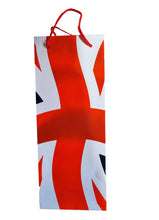 Load image into Gallery viewer, Union Jack Bottle Gift Bag With Rope Handles