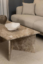 Load image into Gallery viewer, Vega Lavish Marble Coffee Table In Brown Marble Rectangle Top 140x70cm