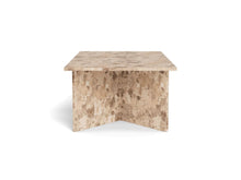 Load image into Gallery viewer, Vega Lavish Marble Coffee Table In Brown Marble Rectangle Top 140x70cm