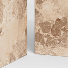 Load image into Gallery viewer, Vega Lavish Marble Coffee Table In Brown With Square Top 90cm