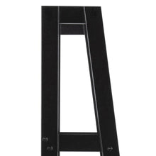 Load image into Gallery viewer, Wally Large Wooden Step Bookcase Storage Shelf Unit In Black 63x40x180 cm