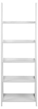 Load image into Gallery viewer, Wally Large Wooden Step Bookcase Storage Shelf Unit In White 63x40x180 cm