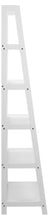 Load image into Gallery viewer, Wally Large Wooden Step Bookcase Storage Shelf Unit In White 63x40x180 cm