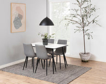 Load image into Gallery viewer, Wilma Dining Table In Oak, White Or White Oak With Black Metal Legs120 x 80 cm