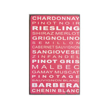 Load image into Gallery viewer, Wine List Message Block, Unique Home Interior Gift Sign 25x16x5cm