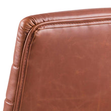 Load image into Gallery viewer, Winslow Swivel Desk Chair -Stylish Slim Design Leather Look Office Desk Chair With Arm Rests And Solid Gas Lift Metal Base