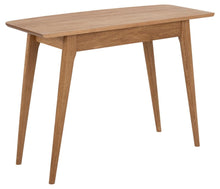 Load image into Gallery viewer, a brown oak woodstock desk on a white background