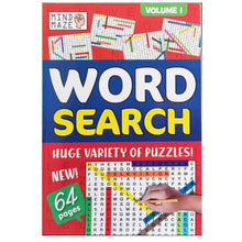 Load image into Gallery viewer, Wordsearch Puzzle Book Large Text Writing A4 Word Search Vol 1 Or 2 With Free Pen