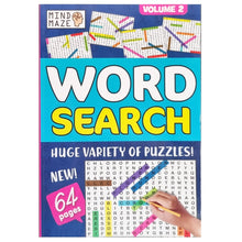 Load image into Gallery viewer, Wordsearch Puzzle Book Large Text Writing A4 Word Search Vol 1 Or 2 With Free Pen