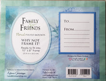 Load image into Gallery viewer, Brother And Me Floral Photo Memory Mount With A Beautiful Verse Poem And Space For Photo