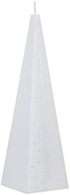 Load image into Gallery viewer, Christmas Advent Countdown Candle In Cone Shape, 15cm in Red, Ivory, Or White