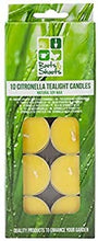 Load image into Gallery viewer, Citronella Tea Light Pack, Set of 10 Tealights Candle Decor
