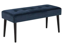 Load image into Gallery viewer, Verona Velvet Bench Luxury 2 Seat Sofa Chair Or Stool