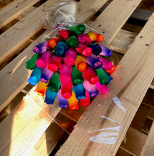 Load image into Gallery viewer, Bouquet of 36 Mixed Bright Colours Wooden Roses - Choose Your Own Colours