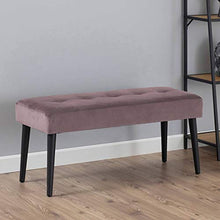 Load image into Gallery viewer, Verona Velvet Bench Luxury 2 Seat Sofa Chair Or Stool