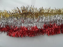 Load image into Gallery viewer, Extra Long 50ft Christmas Tinsel In Gold, Red Or Silver