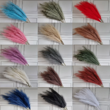 Load image into Gallery viewer, Large Faux Pampas Grass 6 Stems 115cm Tall Fluffy Artificial Dried Flower Décor Many Colours