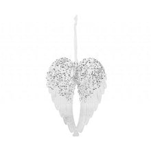 Load image into Gallery viewer, Pretty Angel Wings Sequin Detail, Glass Look Acrylic Hanging Decoration Red, Gold, Blue, Silver, Rose Gold or Blush Pink