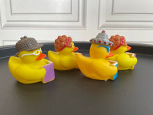 Load image into Gallery viewer, Book Club Rubber Ducks, Set of 4 Rubber Ducks 'Book Club Ducks' from Ducks in Disguise