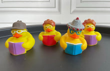 Load image into Gallery viewer, Book Club Rubber Ducks, Set of 4 Rubber Ducks 'Book Club Ducks' from Ducks in Disguise