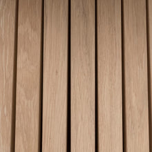 Load image into Gallery viewer, Christo Lamella Round White Oak Dining Table, Spacious 120cm