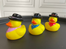 Load image into Gallery viewer, Cowboy Ducks, Set of 6 Rubber Rodeo Cowboy Ducks. 'Cowboy Ducks' from Ducks in Disguise