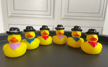 Load image into Gallery viewer, Cowboy Ducks, Set of 6 Rubber Rodeo Cowboy Ducks. 'Cowboy Ducks' from Ducks in Disguise