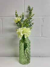 Load image into Gallery viewer, Dahlia and Eucalyptus Blooms in a Tall Vase, Artificial Flower Display in 2 Colours Home Decor