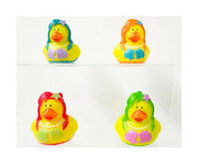 Load image into Gallery viewer, Set of 4 Fancy Dress Mermaid Rubber Ducks. 'Mer-Ducks' from Ducks in Disguise Party Gifts Bath Toys
