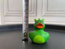 Load image into Gallery viewer, Dragon Ducks, Set of 4 Bright Fiery Dragon Rubber Ducks. 'Dragon Ducks' from Ducks in Disguise