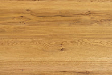 Load image into Gallery viewer, Heaven Rectangle Large Oak Dining Table Solid Metal Base 6-10 Seats 220x90x75.5