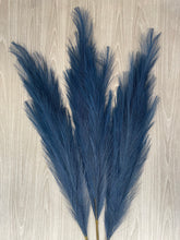 Load image into Gallery viewer, Large Faux Pampas Grass 3 Stems 115cm Tall Fluffy Artificial Dried Flower Décor Many Colours Decor Decorative