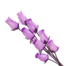 Load image into Gallery viewer, 50 Wooden Roses In Many Colours - 50 Single Rose Stems For Creating Bouquets or Displays In Craft Projects and More