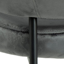 Load image into Gallery viewer, Lima Large Grey Upholstered Velvet Fabric Chair , A Perfect Lounge Armchair